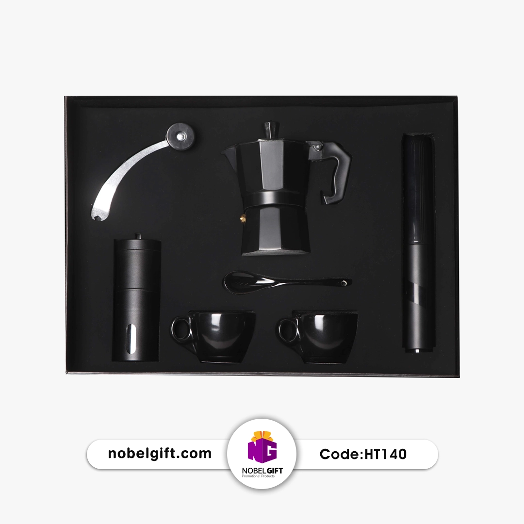 HT140 ست هدیه قهوه مدرن تبلیغاتی کد HT140
