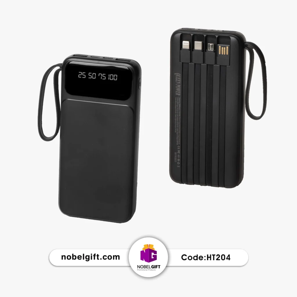 پاوربانک فول‌کابل و دیجیتال کد HT204