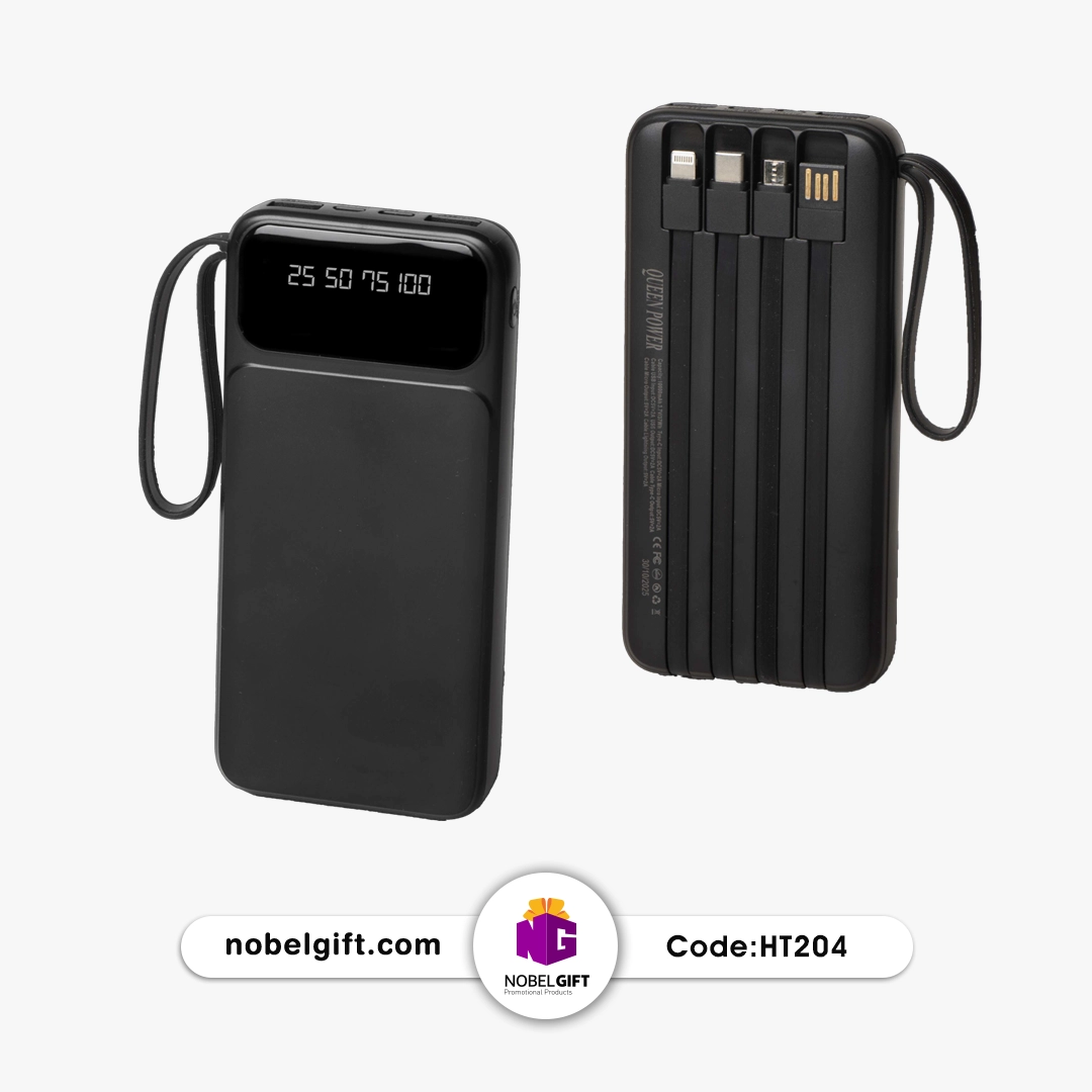 HT204 پاوربانک فولکابل و دیجیتال کد HT204
