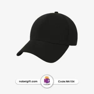 کلاه کپ تبلیغاتی مشکی مدل NA104 مناسب چاپ لوگو