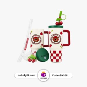 تراول ماگ دیلر طرح خرس و گیلاس