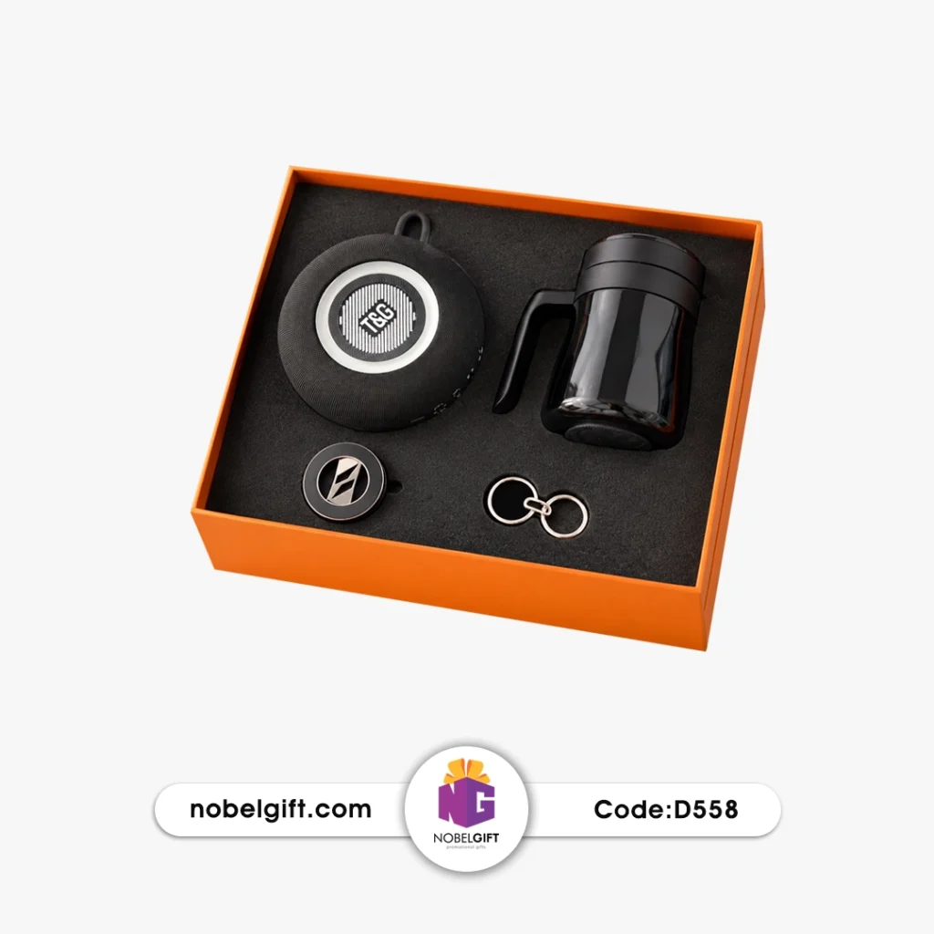 ست هدیه اسپیکر و ماگ درجه دار D558