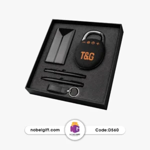 ست هدیه پاوربانک و اسپیکر قلاب دار D560