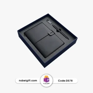 ست هدیه نوت بوک خودکار پدتاچ و فلش D578